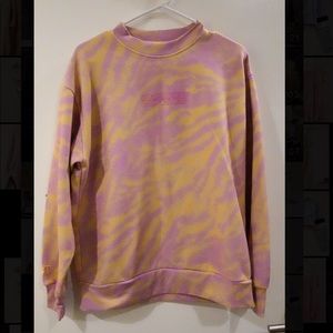 ASOS Crooked Tongues Tie Dye Crewneck